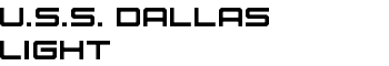 download U.S.S. Dallas Light font