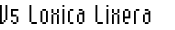 V5 Loxica Lixera font