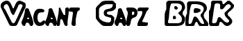 download Vacant Capz BRK font