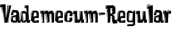 Vademecum-Regular font