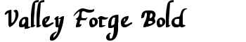 download Valley Forge Bold font
