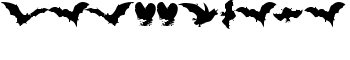 VampyrBats font