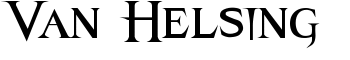 Van Helsing font