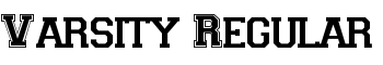 Varsity Regular font