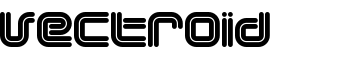 Vectroid font