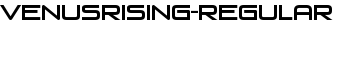 VenusRising-Regular font