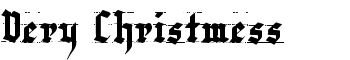 Very Christmess font