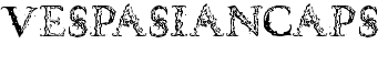 VespasianCaps font