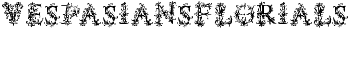 VespasiansFlorials font
