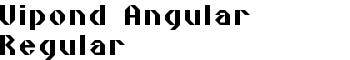 Vipond Angular Regular font