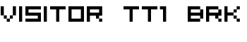 download Visitor TT1 BRK font