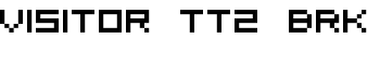 download Visitor TT2 BRK font