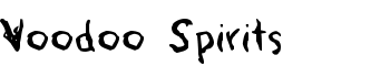 download Voodoo Spirits font