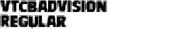 VTCBadVision Regular font