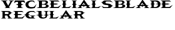 VTCBelialsBlade Regular font