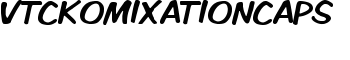 VTCKomixationCaps font