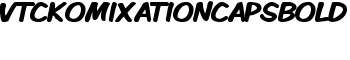 VTCKomixationCapsBold font