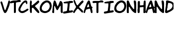 download VTCKomixationHand font