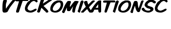 VTCKomixationSC font