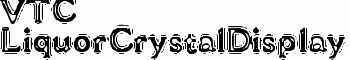 VTC LiquorCrystalDisplay font