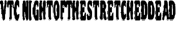 VTC NightOfTheStretchedDead font