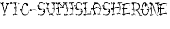 download VTC-SumiSlasherOne font