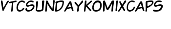 download VTCSundaykomixcaps font