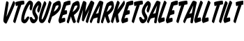 download VTCSuperMarketSaleTallTilt font