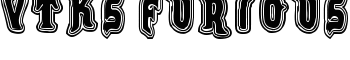 VTKS FURIOUS font