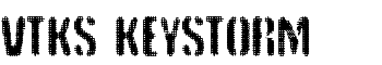 vtks keystorm font