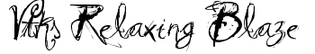 download Vtks Relaxing Blaze font