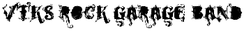 download VTKS ROCK GARAGE BAND font