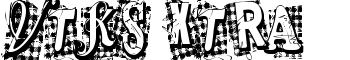 VTKS Xtra font