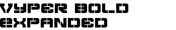 download Vyper Bold Expanded font
