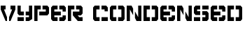 Vyper Condensed font