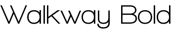 download Walkway Bold font