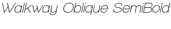 download Walkway Oblique SemiBold font