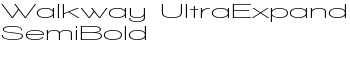 download Walkway UltraExpand SemiBold font