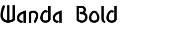 download Wanda  Bold font