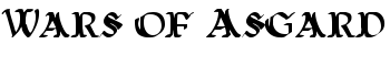 Wars of Asgard font