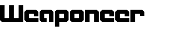 Weaponeer font