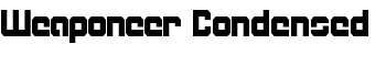 download Weaponeer Condensed font