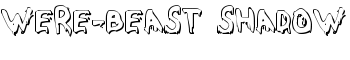 download Were-Beast Shadow font