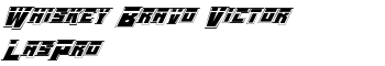 download Whiskey Bravo Victor LasPro font