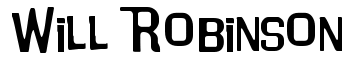 Will Robinson font