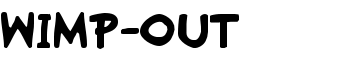 Wimp-Out font