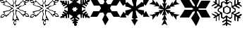 WWFlakes font