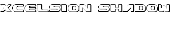 Xcelsion Shadow font