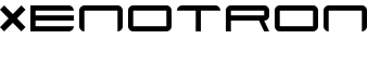 Xenotron font