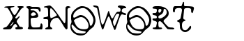 Xenowort font